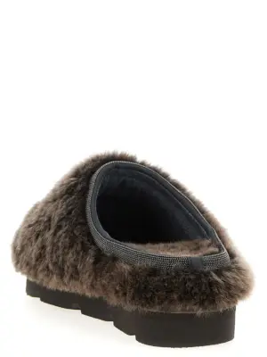 Monile sherling sabots Woman BRUNELLO CUCINELLI Brown