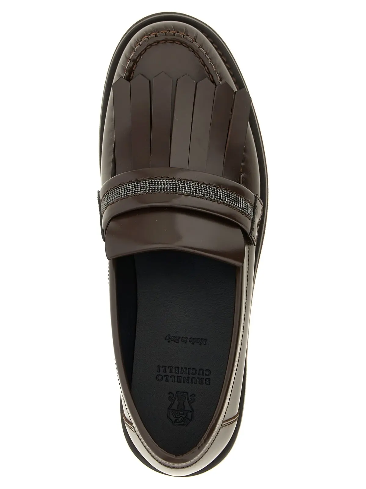 Лофери Monile Brunello Cucinelli Коричневі 4 Monile Loafers 100% calfskin leather (Bos Taurus) BRUNELLO CUCINELLI Brown