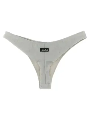 'Naomi' bikini briefs NAOMILUREXSILVER MC2 SAINT BARTH Silver