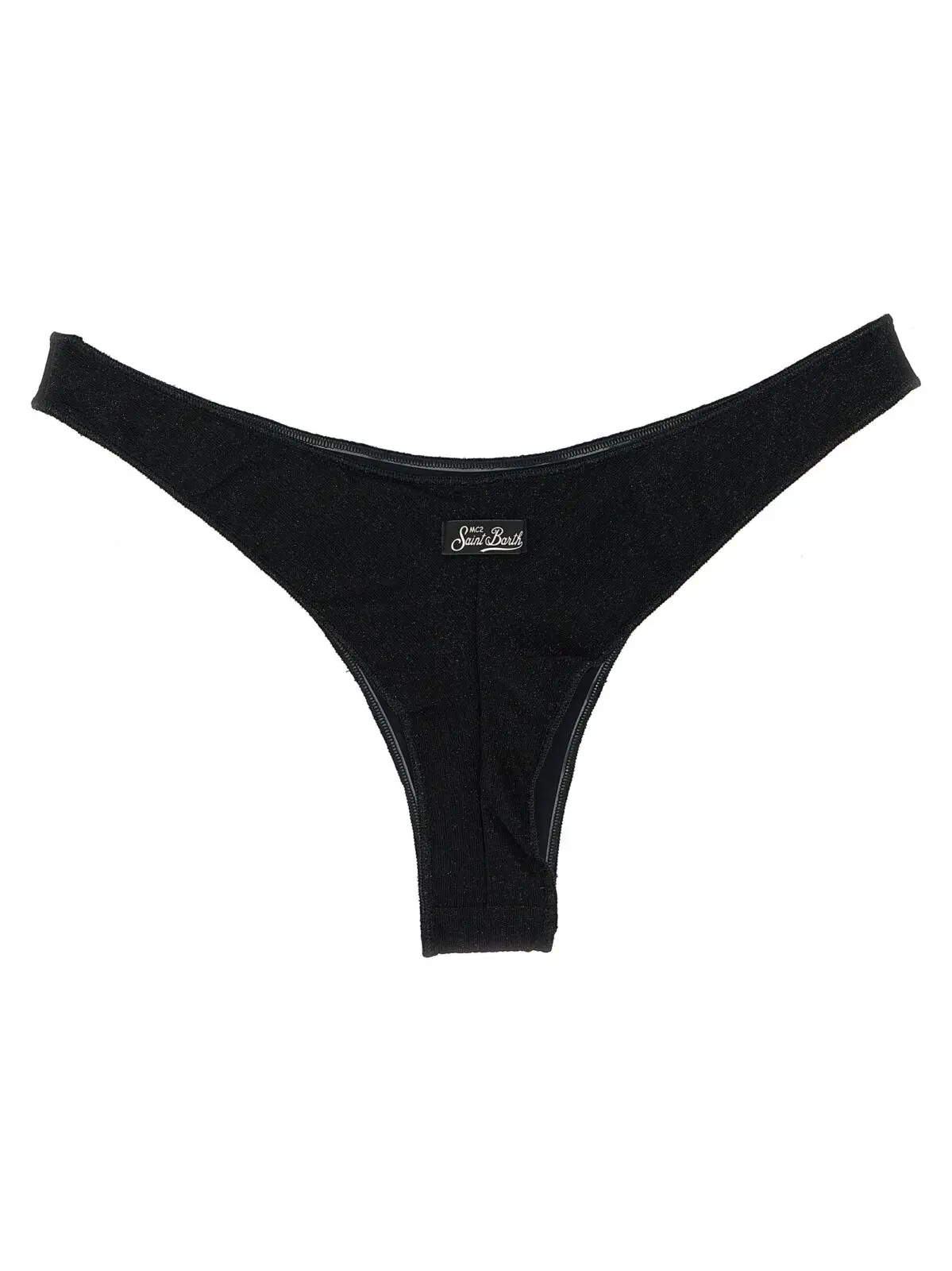 Сліпи Naomi Mc2 Saint Barth Чорні 2 'Naomi' bikini briefs NAOMIOVERLOCKLUREX00 MC2 SAINT BARTH Black
