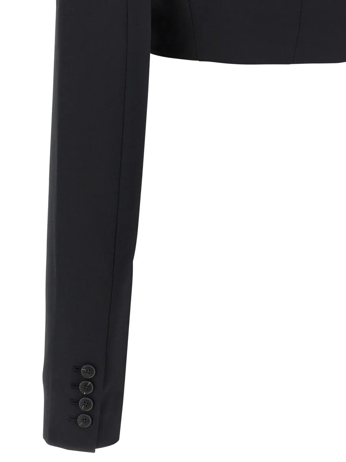 Піджак Nensi Dojaka Cleo Чорний 4 'Cleo' blazer 43% virgin wool 53% polyester 4% elastane NENSI DOJAKA Black