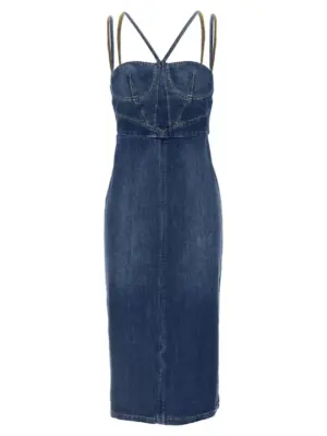 Denim dress NENSI DOJAKA Blue