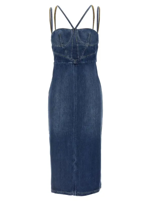 Denim dress NENSI DOJAKA Blue