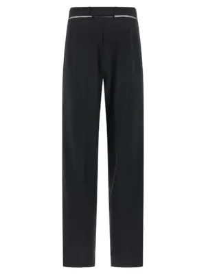 'Anouk' pants NDSS25TRS065BLACK NENSI DOJAKA Black