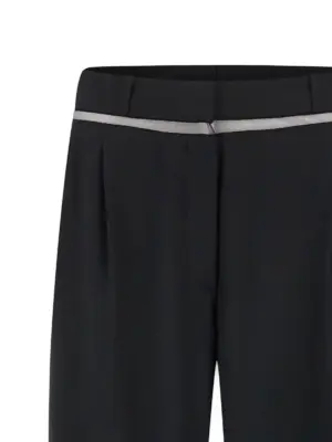 'Anouk' pants 43% virgin wool 53% polyester 4% elastane NENSI DOJAKA Black