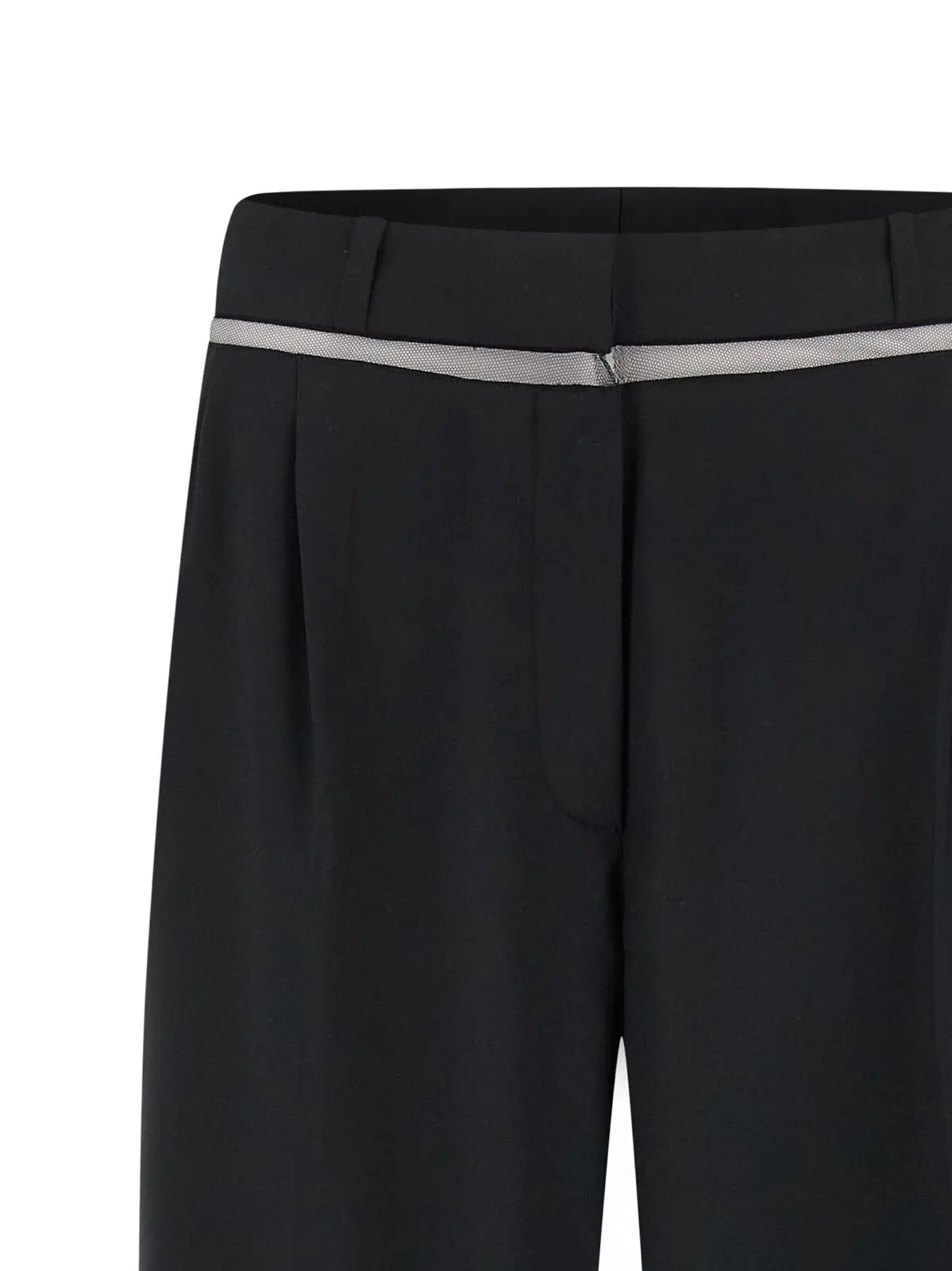 Штани Nensi Dojaka Anouk Чорні 4 'Anouk' pants 43% virgin wool 53% polyester 4% elastane NENSI DOJAKA Black