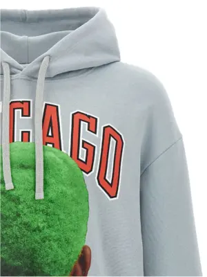'Chicago Player Green' hoodie Man IH NOM UH NIT Light Blue