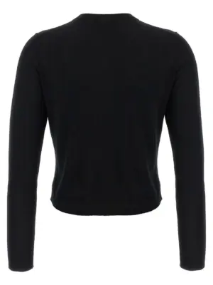 Wool cropped cardigan O0711701001 THEORY Black