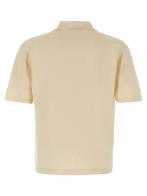 'Bold Fox Head' polo shirt OM00205KT11350145 MAISON KITSUNE Beige