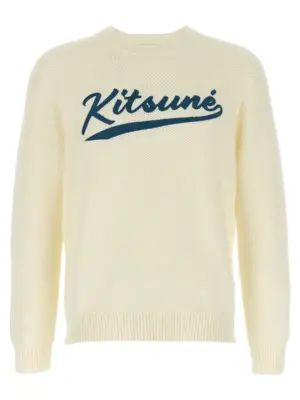 'Kitsune Varsity' sweater MAISON KITSUNE White