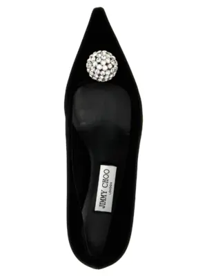 'ORB Pump 50' pumps 100% textile JIMMY CHOO Black