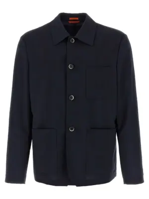 'Visal' overshirt BARENA Blue