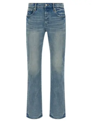 'P004 flare' jeans PURPLE Light Blue