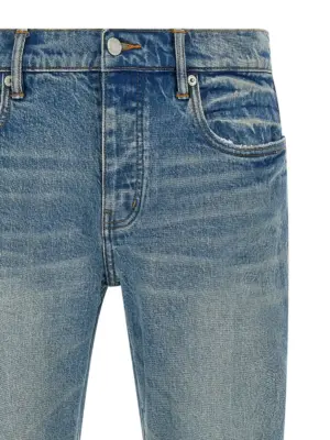 'P004 flare' jeans Man PURPLE Light Blue