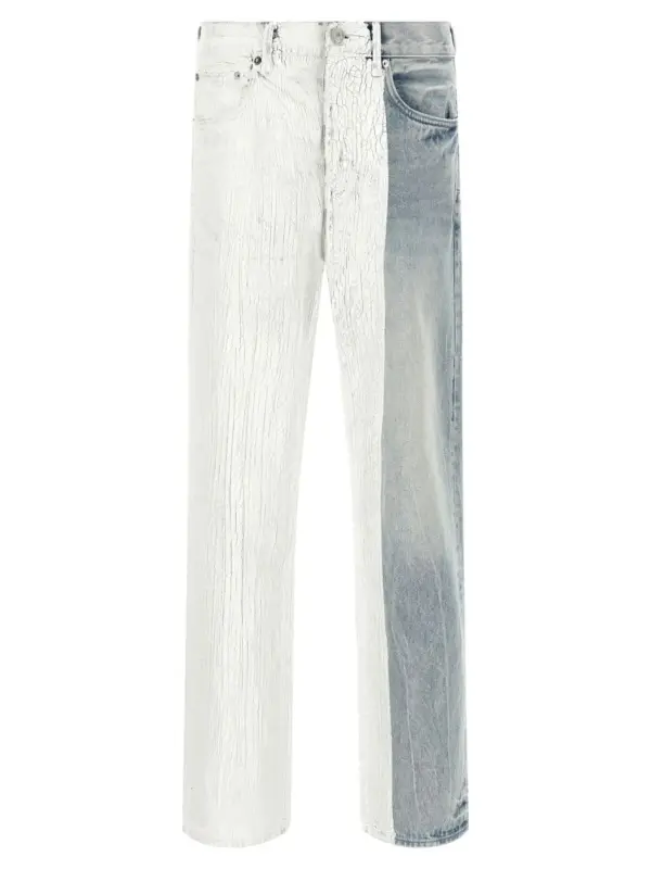 'Crackle Silver' jeans PURPLE Light Blue