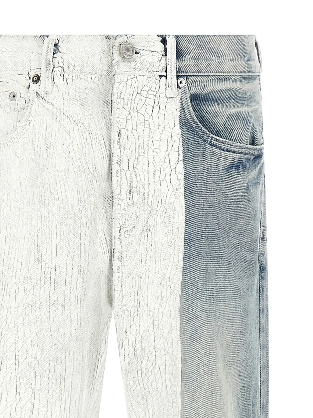 Джинси Purple Crackle Silver Блакитні 3 'Crackle Silver' jeans Man PURPLE Light Blue