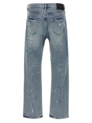 'Patch Repairs Foil' jeans P011TRFL325LTINDIGO PURPLE Blue