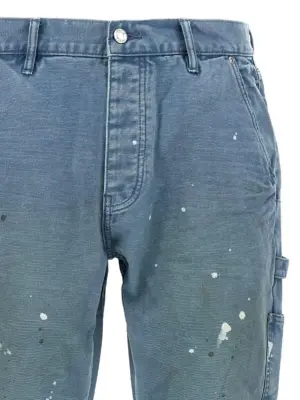 'P092 Copper Plate Carpenter' pants Man PURPLE Light Blue