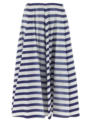 Retro striped skirt PRADA Blue