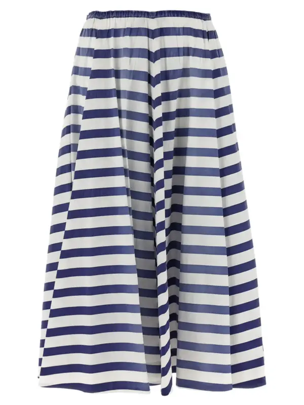 Retro striped skirt PRADA Blue