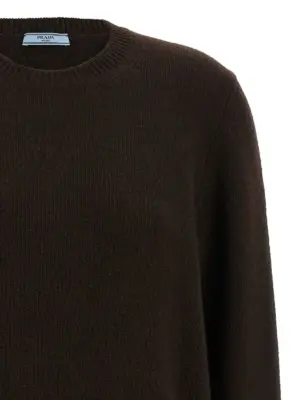 Cashmere sweater Woman PRADA Brown