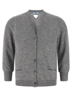 Cashmere cardigan PRADA Gray