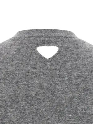 Cashmere cardigan 100% cashmere PRADA Gray