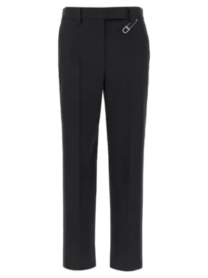 Brooch pants PRADA Gray