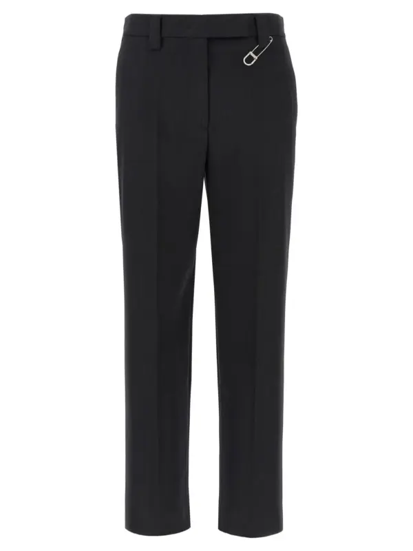 Brooch pants PRADA Gray
