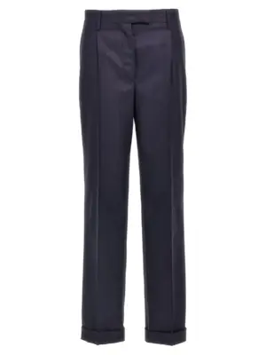 Pinstripe pants PRADA Blue