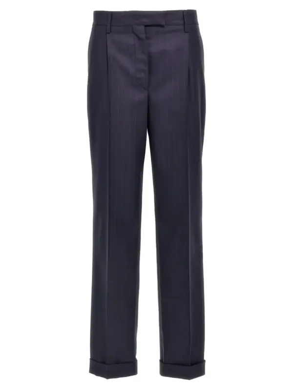 Pinstripe pants PRADA Blue