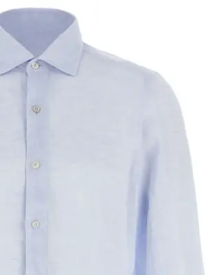 'Gaeta' shirt Man FINAMORE Light Blue