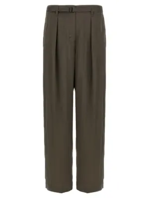 Belted pants LEMAIRE Brown