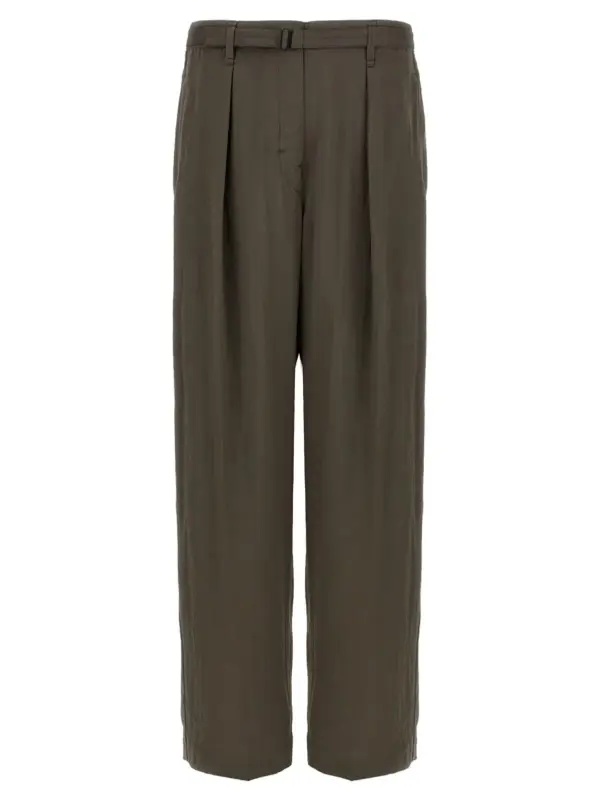 Belted pants LEMAIRE Brown