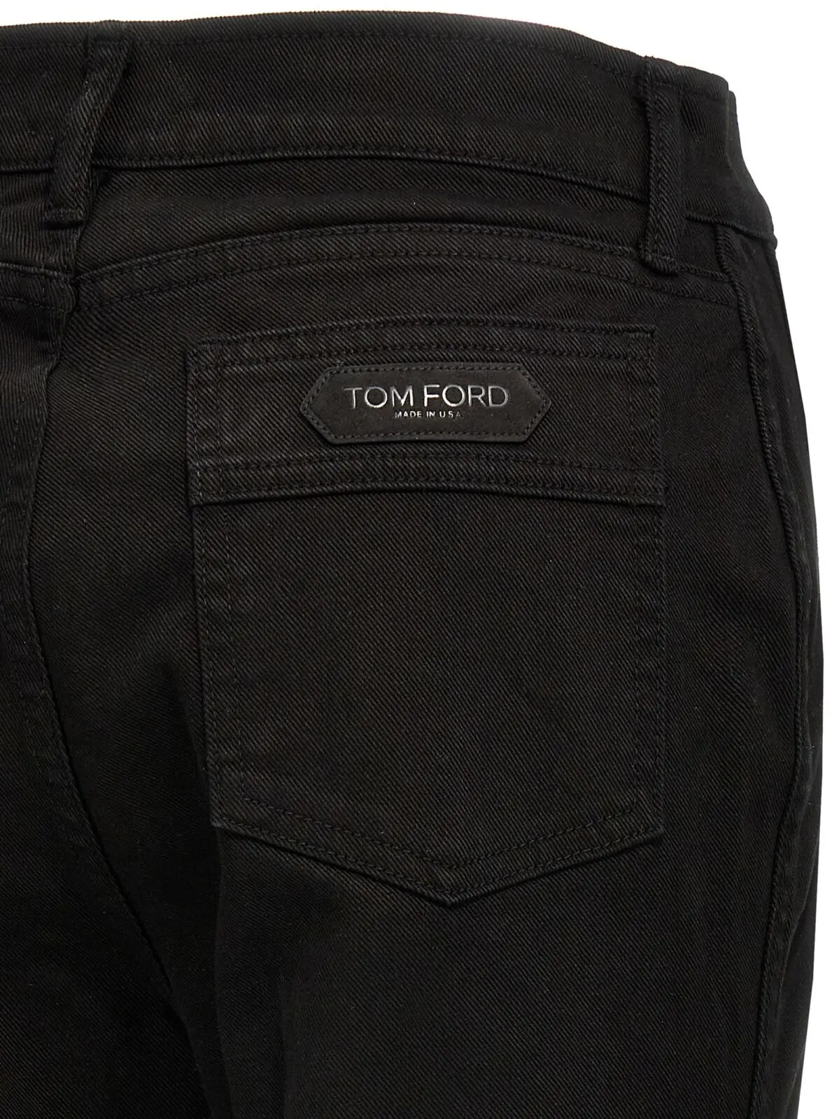 Джинси Tom Ford Stretch Twill Denim Wide Flare Чорні 4 'Stretch Twill Denim Wide Flare' jeans 99% cotton