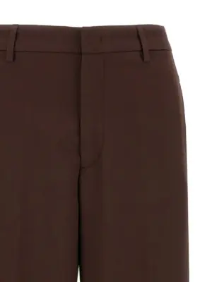 Jewel detail pants Woman FABIANA FILIPPI Brown