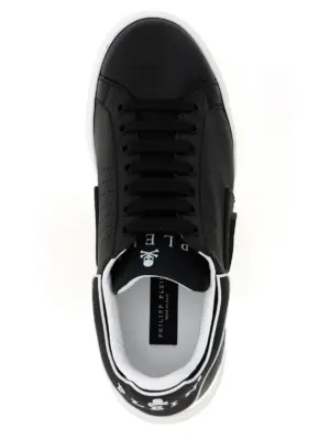 'Hexagon' sneakers 100% cow leather (Bos Taurus) PHILIPP PLEIN Black