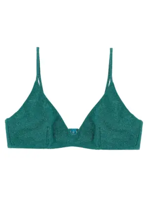 'Paloma' bikini top MC2 SAINT BARTH Green