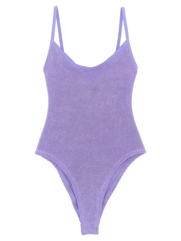 'Pamela' one-piece swimsuit HUNZA G Purple