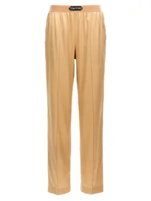Silk pants TOM FORD Beige