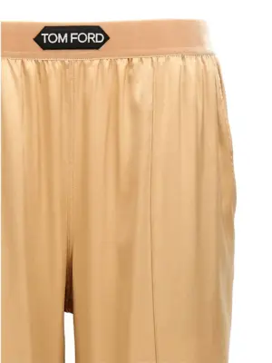 Silk pants Woman TOM FORD Beige