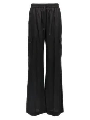 Cargo silk pants TOM FORD Black