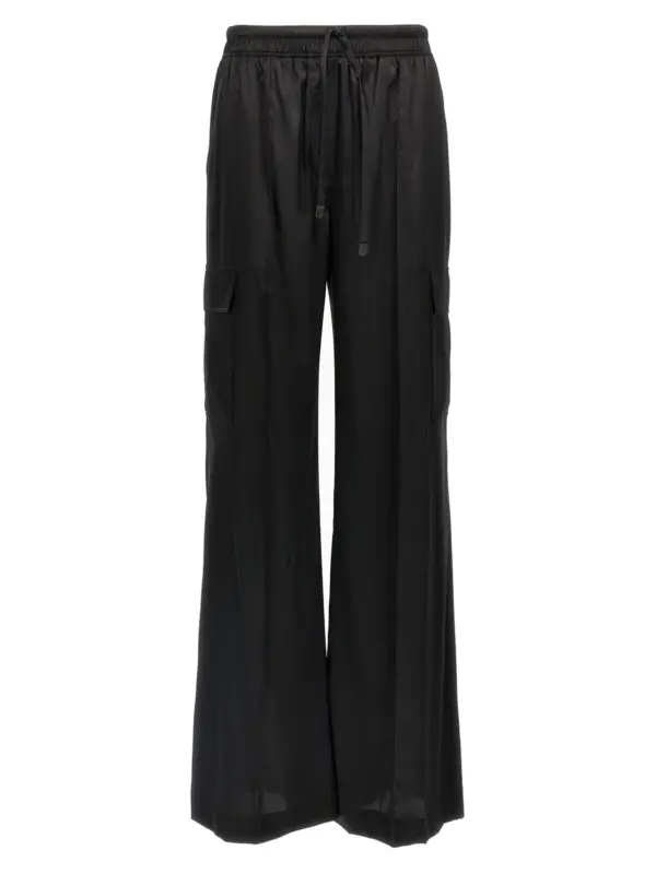 Cargo silk pants TOM FORD Black