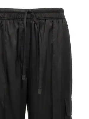 Cargo silk pants Woman TOM FORD Black