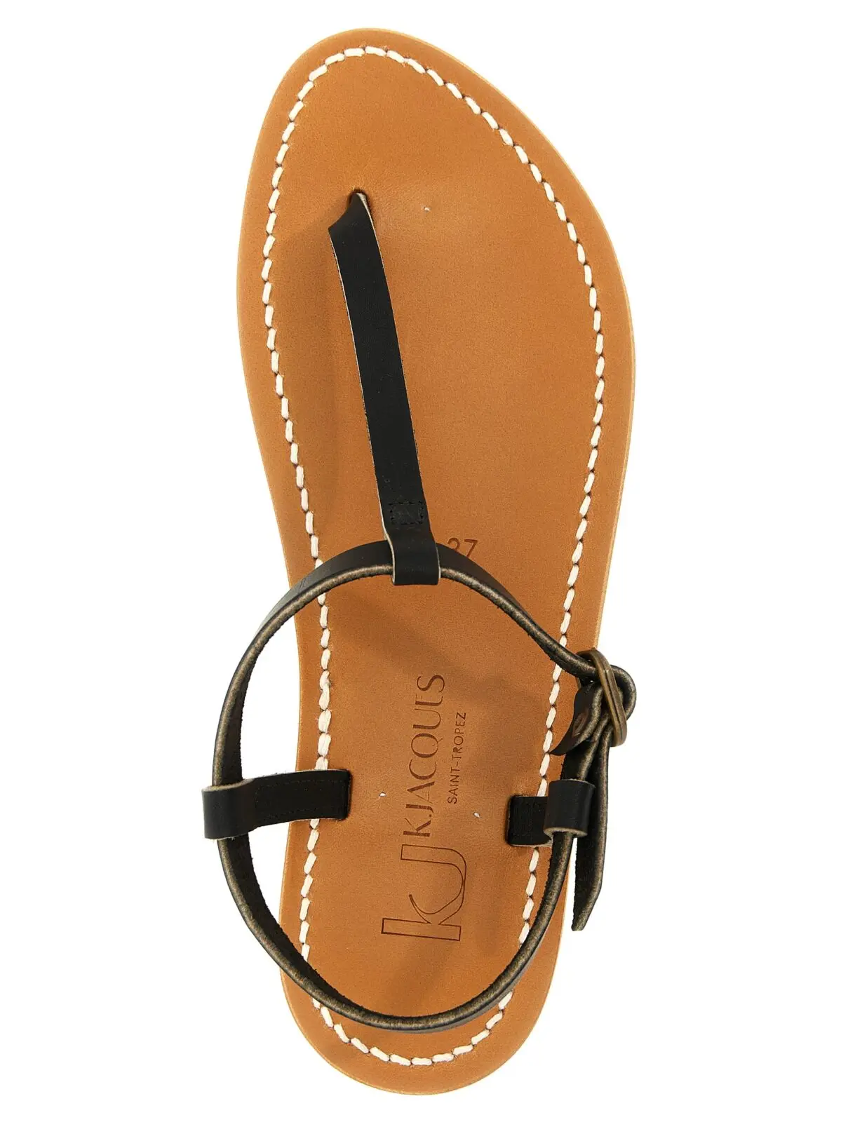 Босоніжки Petrone K. Jacques Saint Tropez Чорні 4 'Petrone' sandals 100% cow leather (Bos Taurus) K.JACQUES SAINT TROPEZ Black