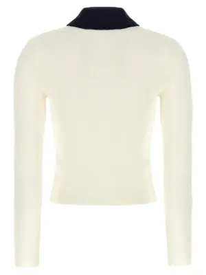 'Cream Merino Wool' cardigan PF25097CCCREAM SELF PORTRAIT White