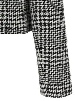 'Houndstooth Crystal Trim' blazer 60% polyester