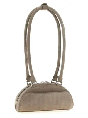 'Suede mini with charm' shoulder bag PF25313GRGREY SELF PORTRAIT Gray