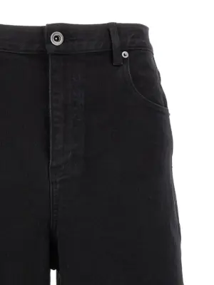 'Black Barrel Leg' jeans Woman SELF PORTRAIT Black