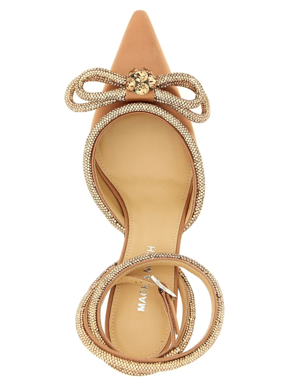 Туфлі Mach Mach Double Bow pumps Рожеві 4 'Double Bow' pumps 100% satin MACH & MACH Pink